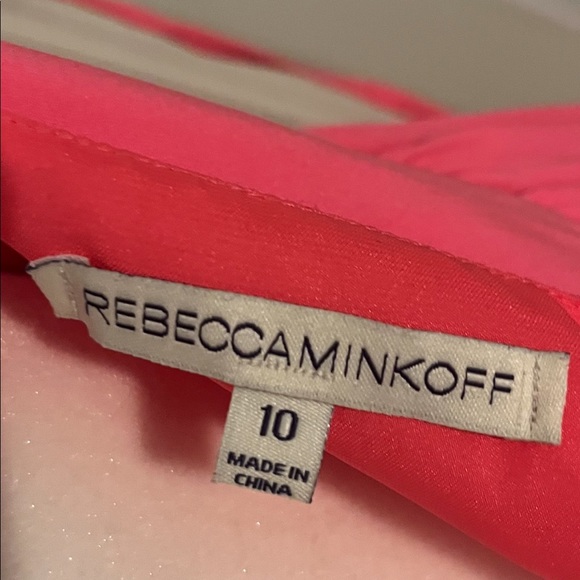 REBECCA MINKOFF SIZE 10 Pink Silk Dress - Picture 8 of 11